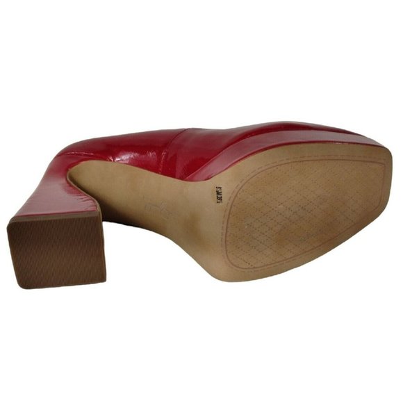 Jessica Simpson Darena Patent Mary Jane Platform Pumps Womens 8.5 Strappy New - Picture 13 of 14